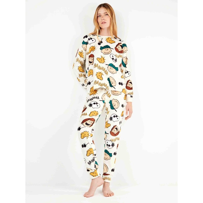 GISELA PIJAMA PEANUTS MICRO POLAR