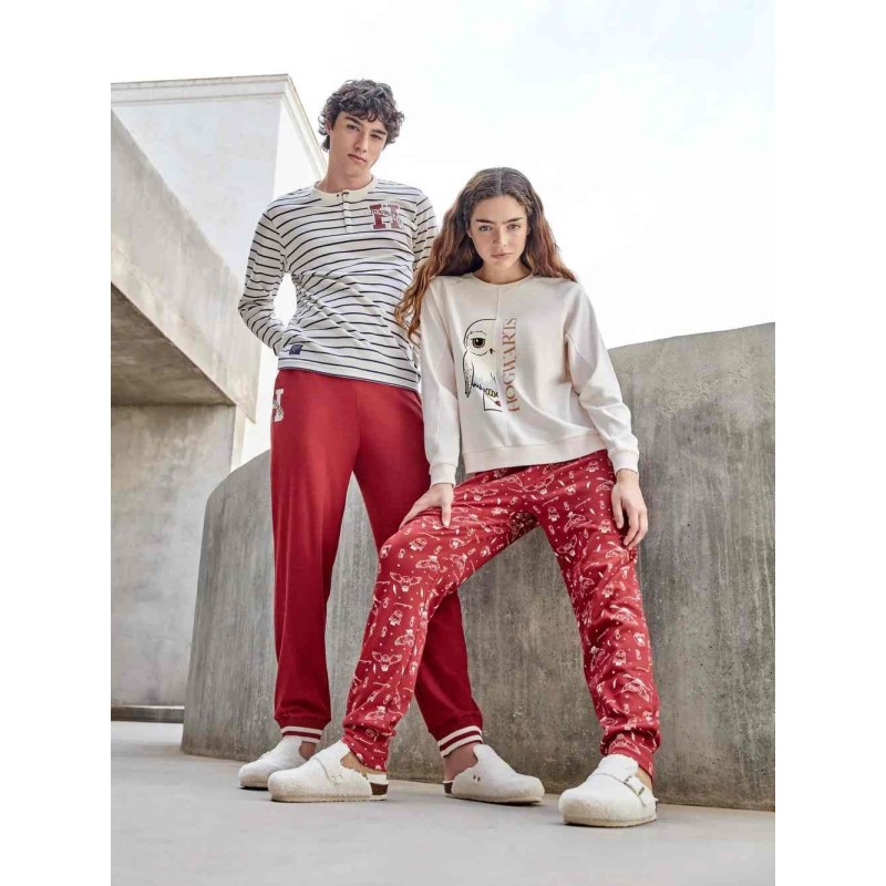 GISELA Pijama Harry Potter en punto interlock chica