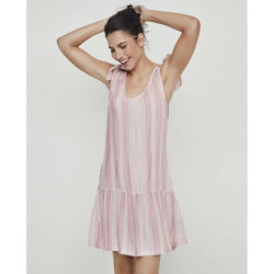 SELMARK CAMISOLA LINO ALGODÓN RAYAS