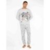 GISELA Conjunto pijama hombre Tom & Jerry en punto interlock