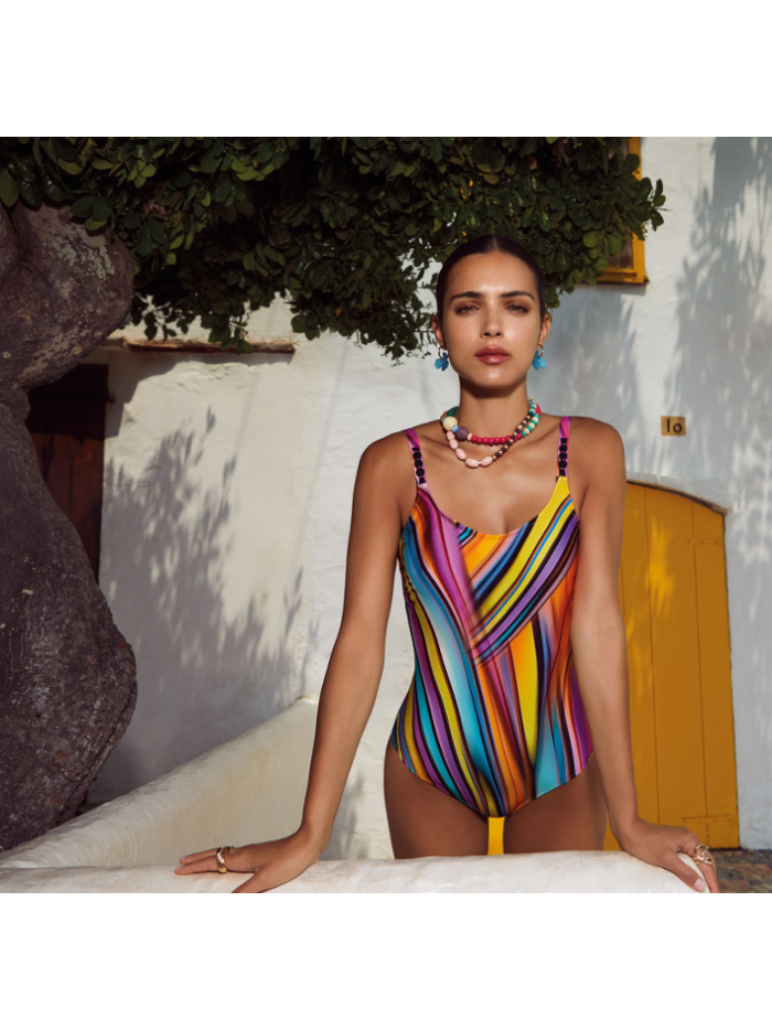 IRIS BAÑADOR CORTE CUADRADO