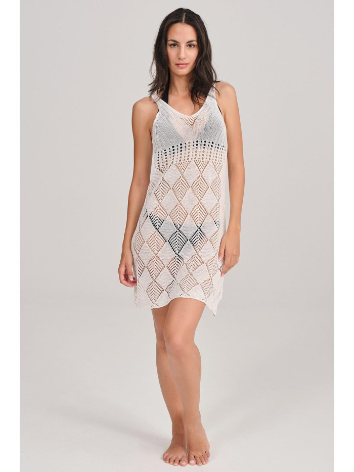 VESTIDO TIRANTES CALADO