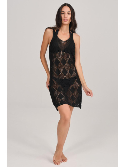 VESTIDO TIRANTES CALADO