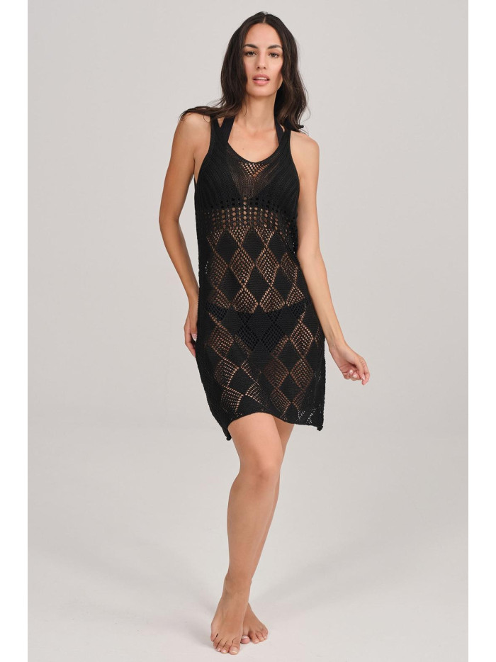 VESTIDO TIRANTES CALADO
