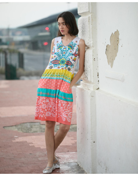 VESTIDO ESTAMPADO MODAL