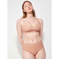 GISELA Sujetador capacidad sin aro con copa extraíble en tejido plumetti