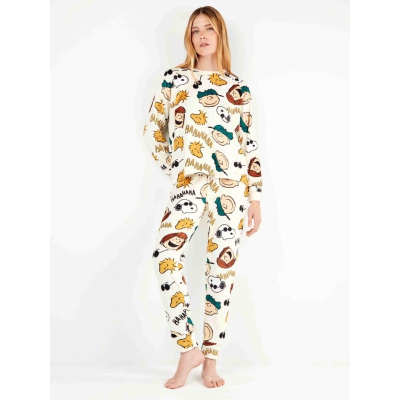 GISELA PIJAMA PEANUTS MICRO POLAR
